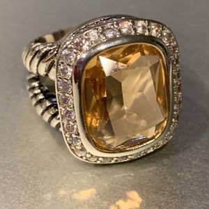 COPY - Morganite & Sterling Silver Ring, size 6